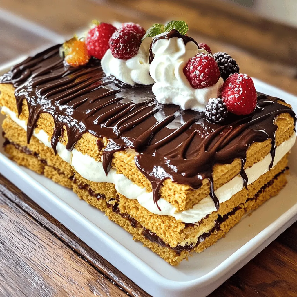 No Bake Eclair Cake Schnelle und leckere Freude