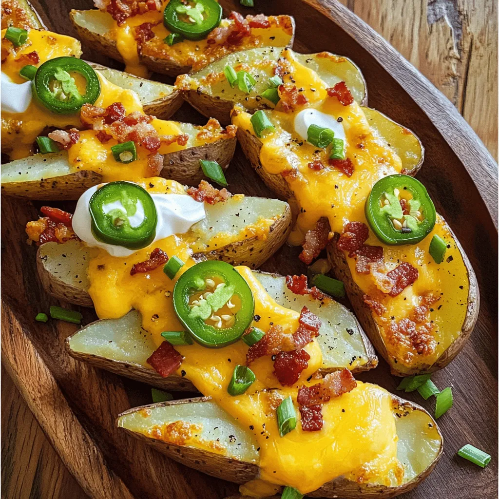Knusprige Loaded Potato Wedges Einfaches Rezept