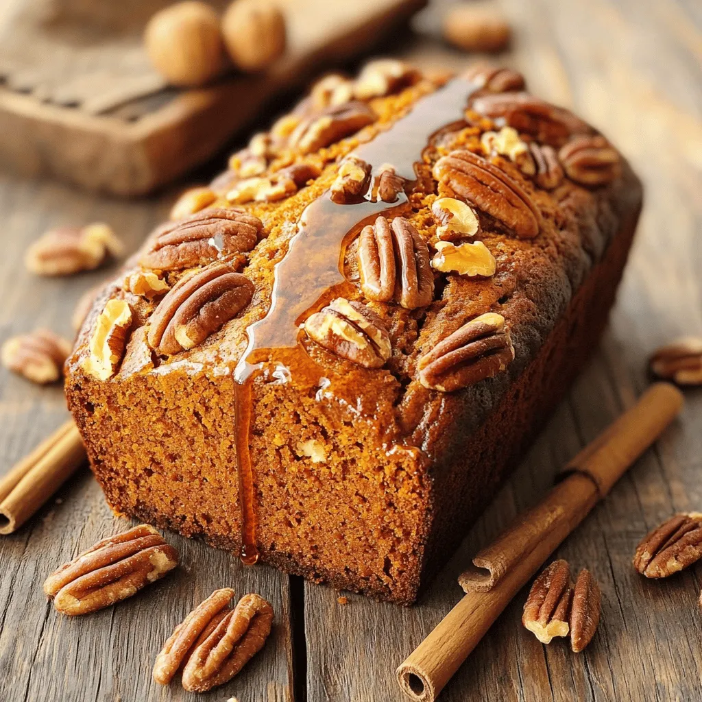 Warm Spiced Pumpkin Pecan Loaf Köstlicher Herbstgenuss