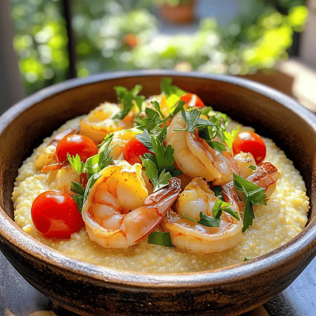 Savory Shrimp and Grits Perfekt und Einfache Zubereitung