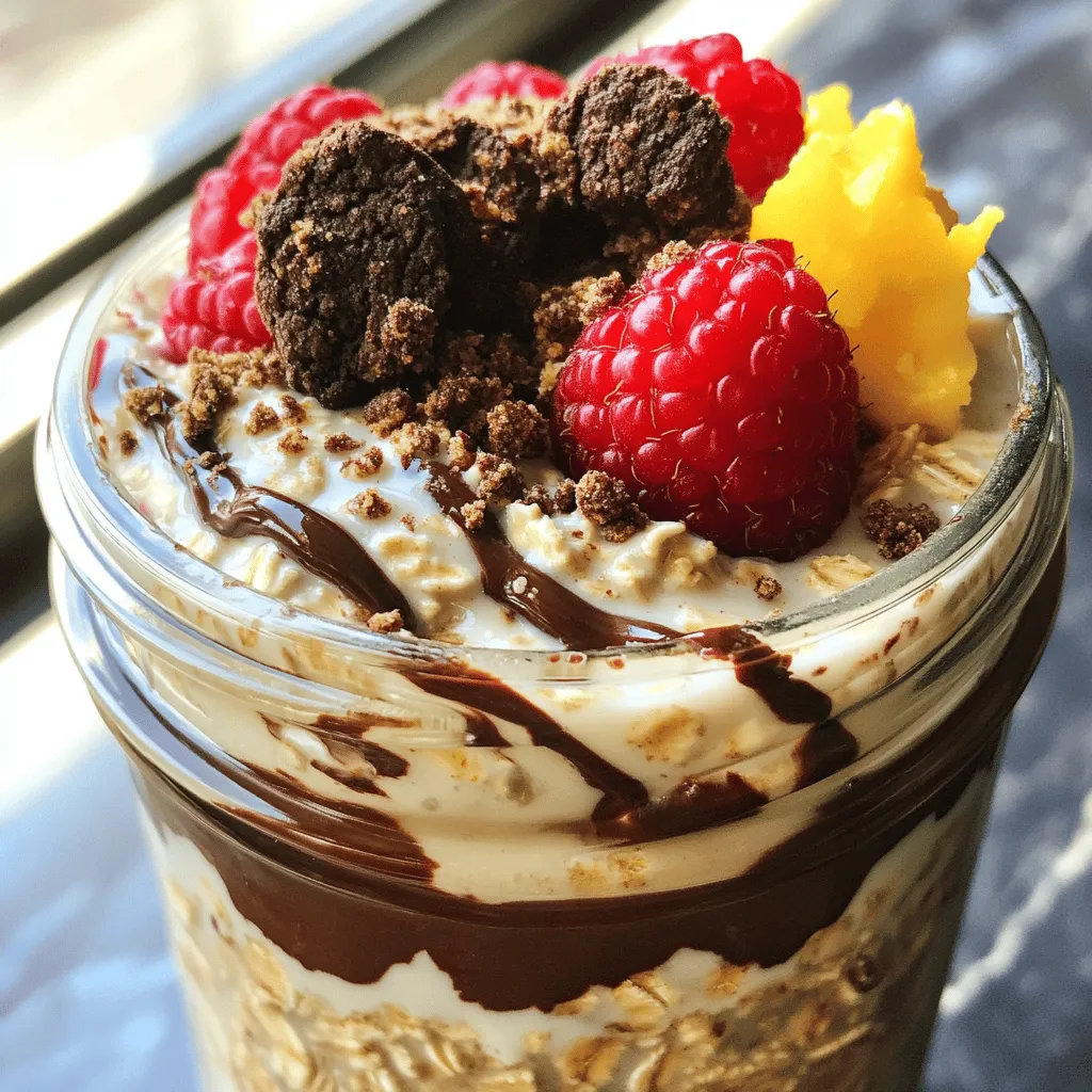 Protein Cookies &#038; Cream Overnight Oats Rezept