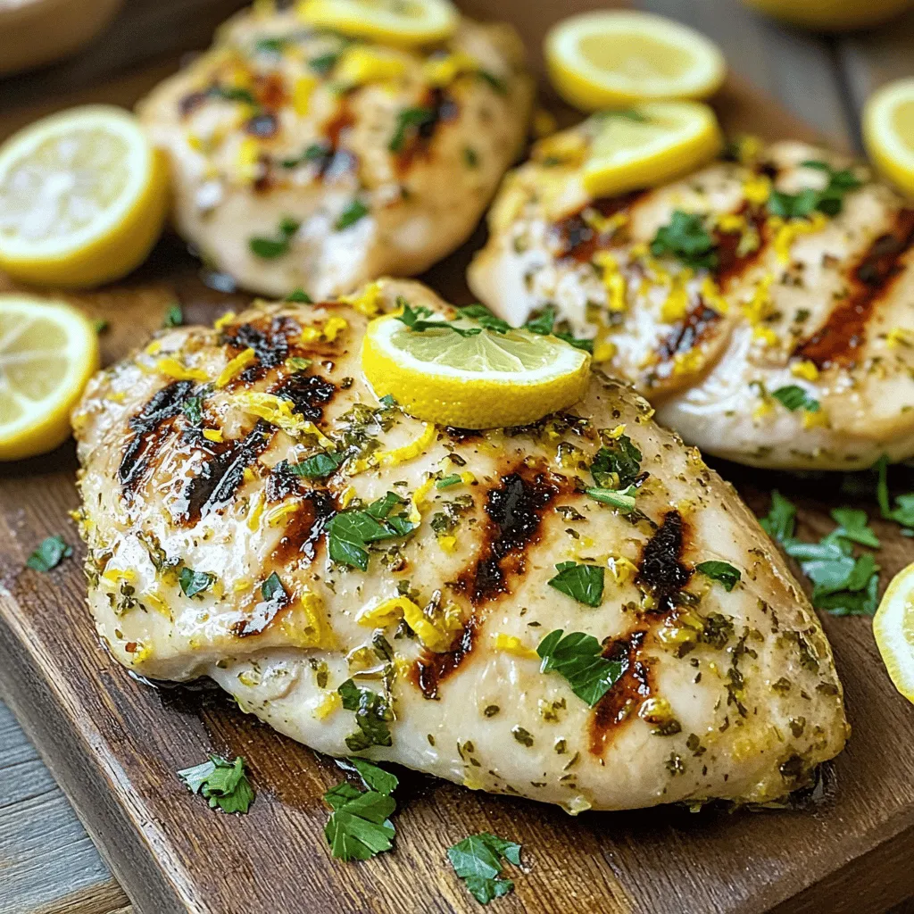 Für die Zitronen-Kräuter-Hühnchenbrust brauche ich diese Hauptzutaten: