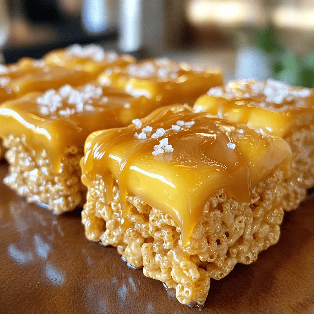 Brown Butter Dulce de Leche Rice Krispie Treats Rezept