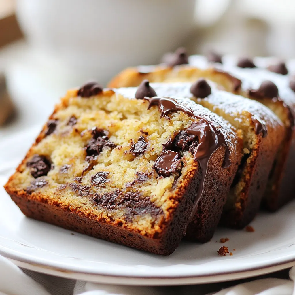 Leckeres Chocolate Chip Banana Bread Rezept für dich