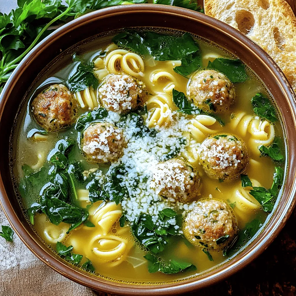 Italienische Hochzeitsuppe Herzhaft und Aromatisch