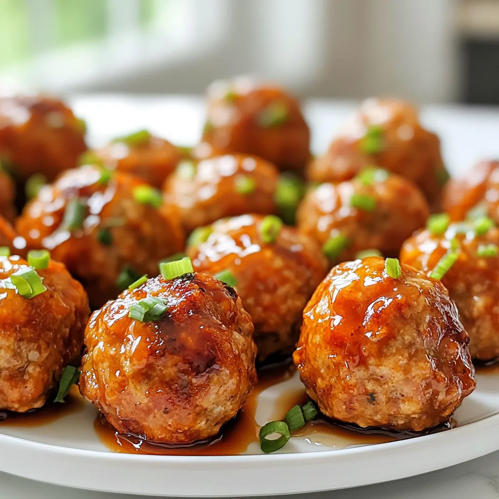 Honey Sriracha Turkey Meatballs Schmackhaftes Rezept