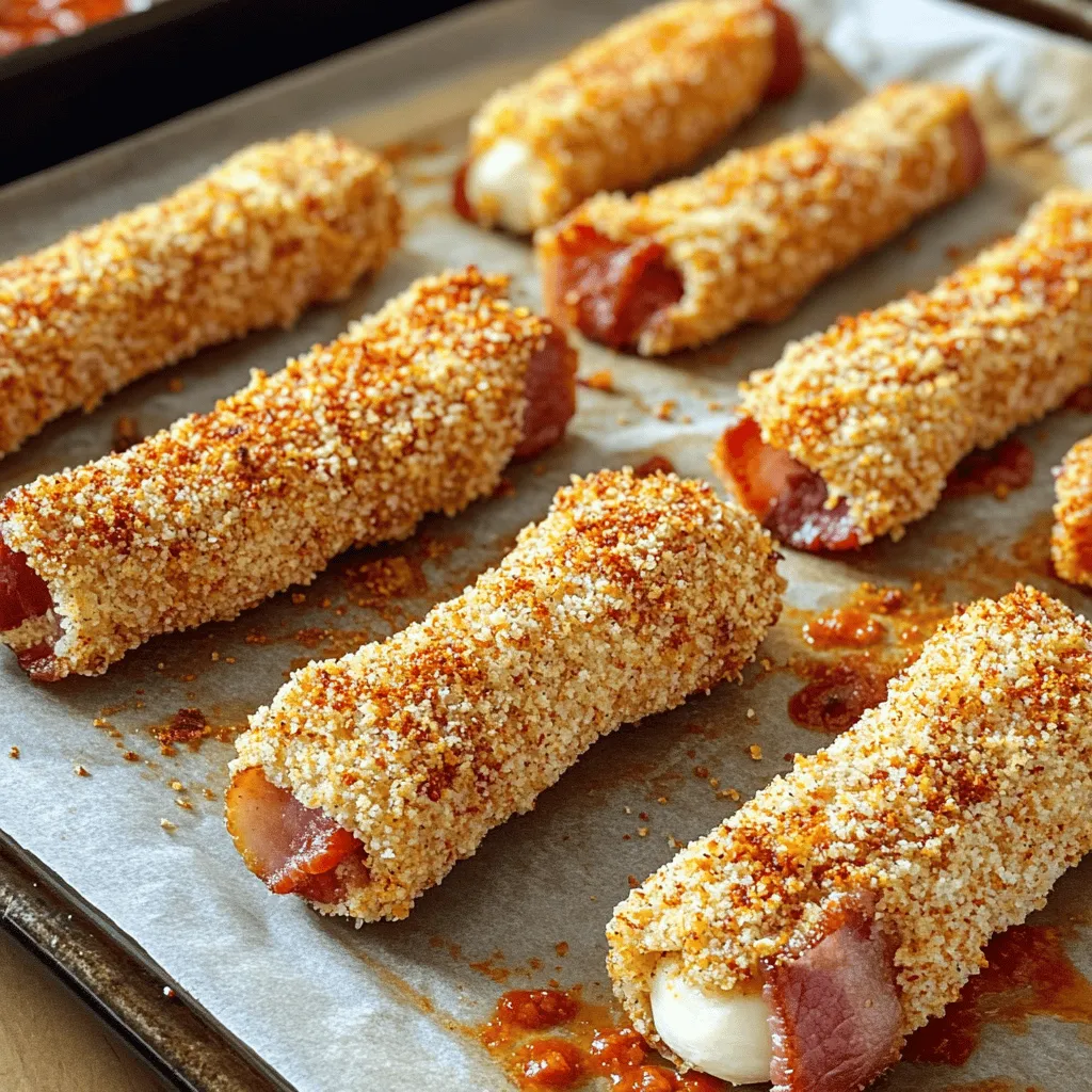 Snack Time Spicy mit Nashville Hot Bacon-Wrapped Mozzarella Sticks