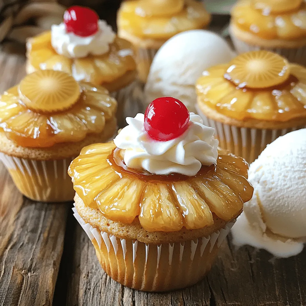 - Ananasscheiben - Maraschino-Kirschen - Zucker - Butter