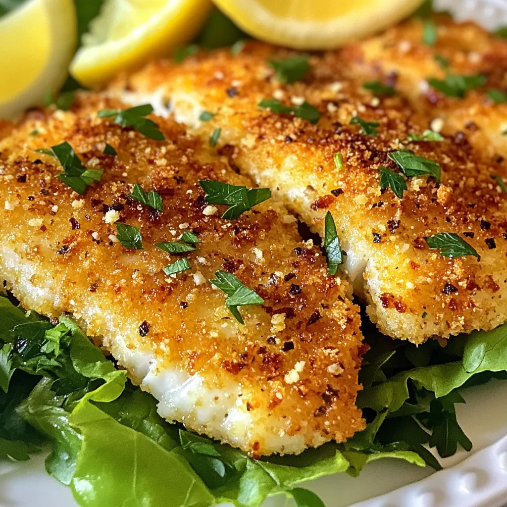 Crispy Parmesan Crusted Tilapia Einfach und Köstlich