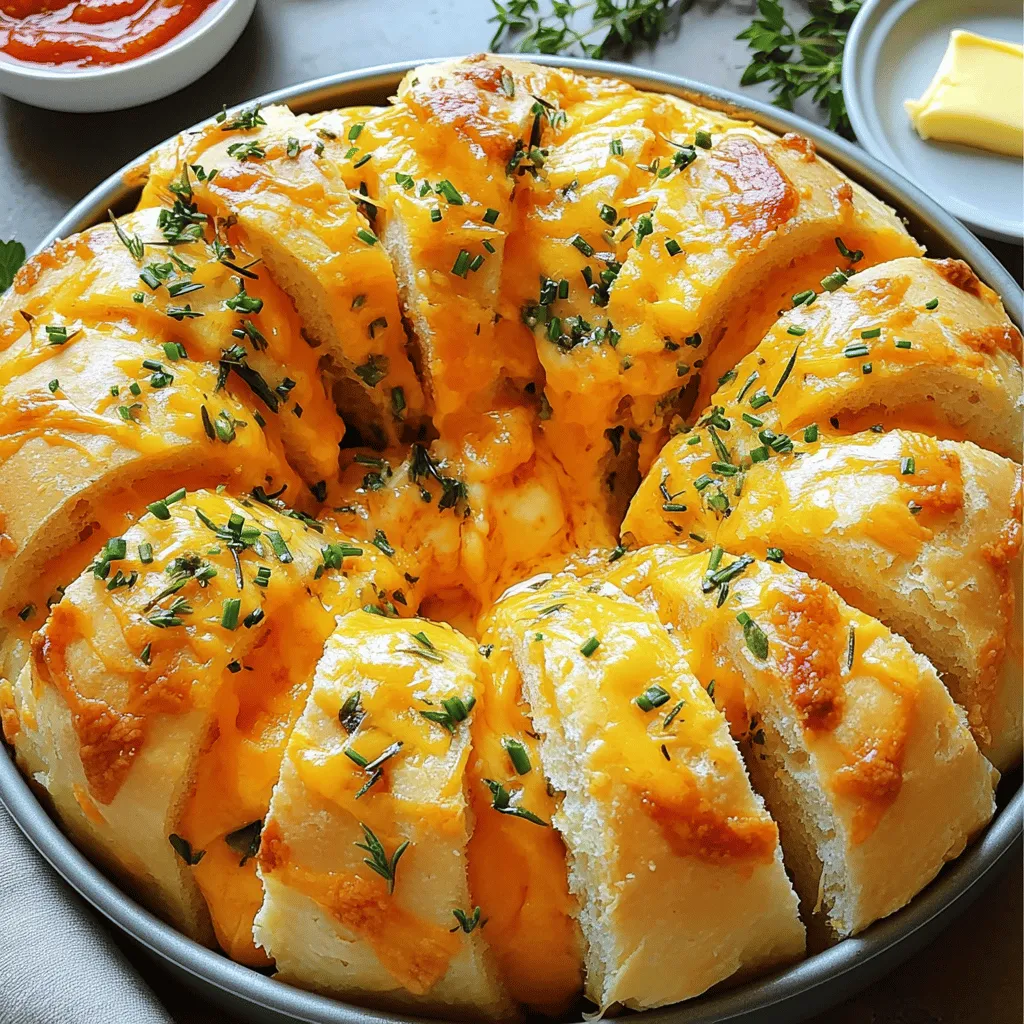 Cheddar Herb Pull Apart Bread Leckeres Rezept entdecken