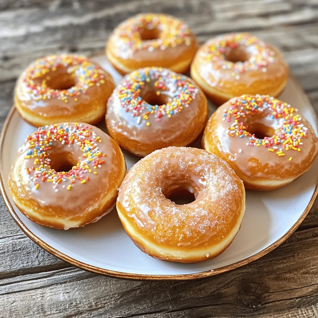 Um die perfekten Homemade Krispy Kreme Doughnuts zu machen, brauchst du einige einfache Zutaten. Hier ist die Liste der Zutaten: