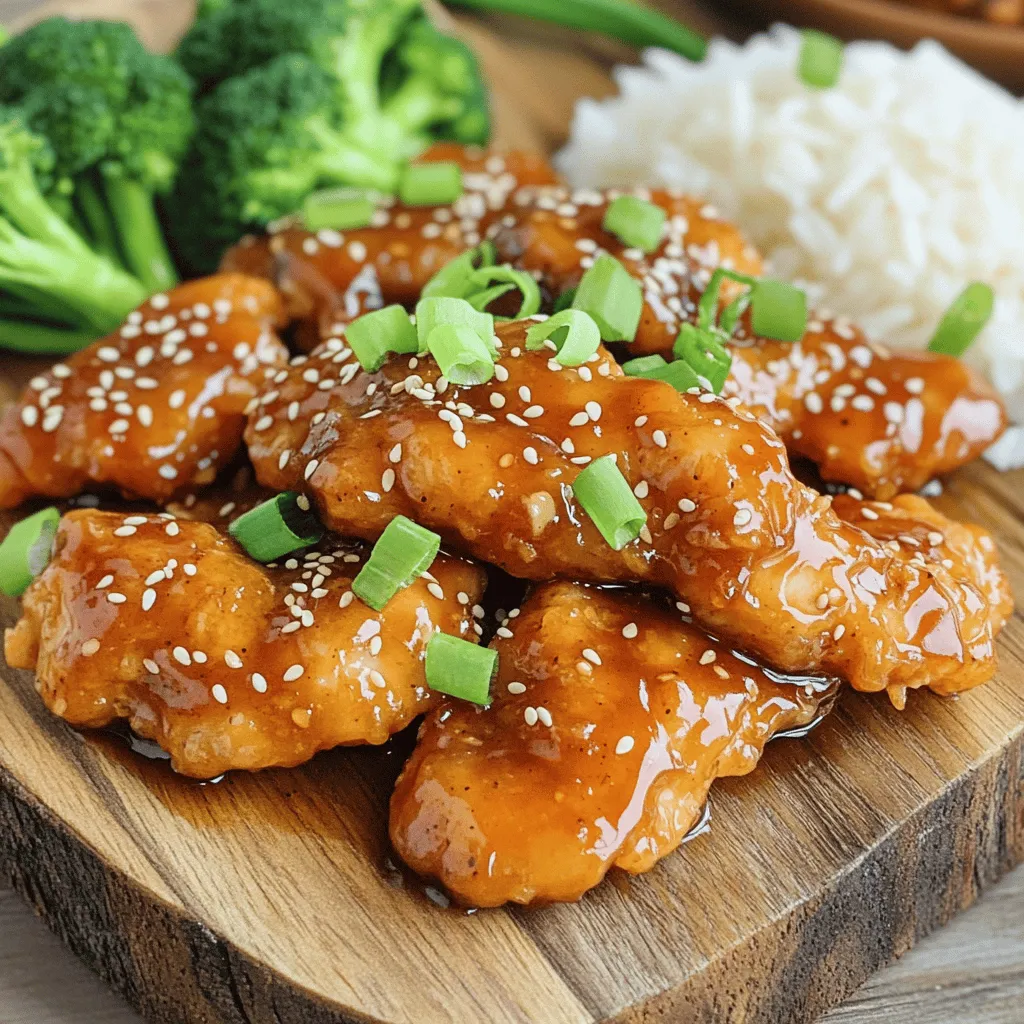 Honey Garlic Chicken Tenders Köstlich und Einfach