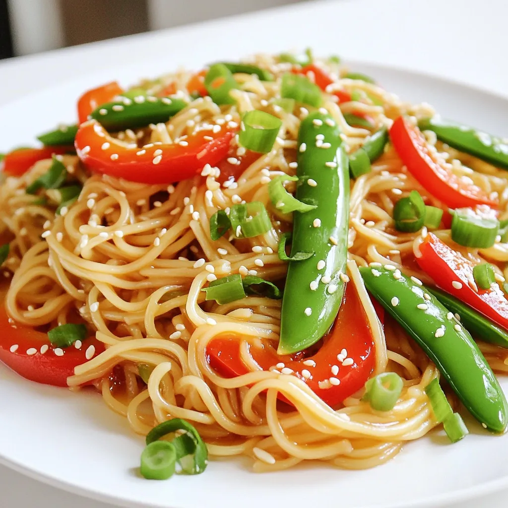 Süße Knoblauch-Chili-Nudeln in 15 Minuten zubereiten