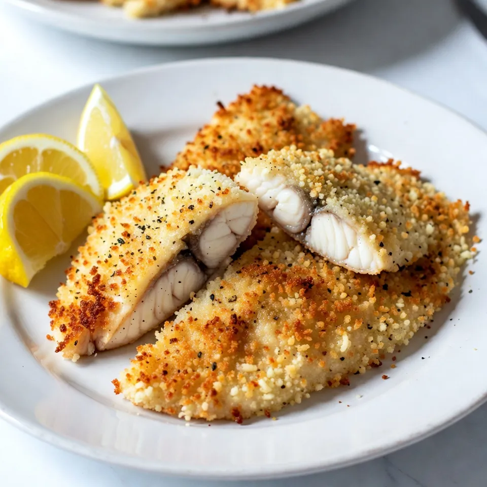 Parmesan-Krustiertes Tilapia Geschmackvoll und Einfach