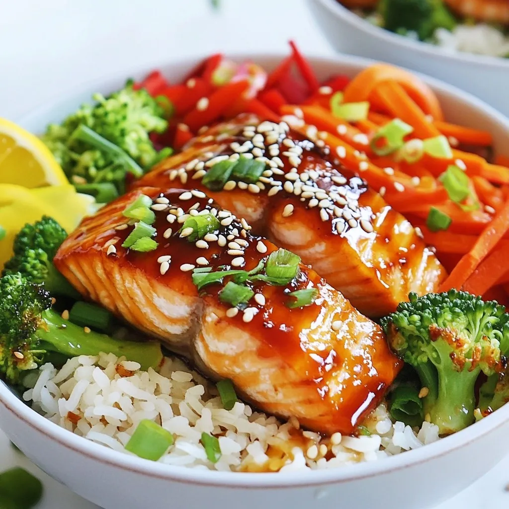 Teriyaki Salmon Bowls Schnelles und Leckeres Rezept