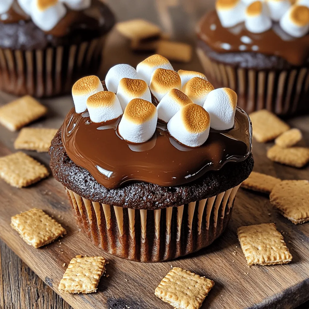 S&#8217;mores Cupcakes Einfaches Rezept für Genuss