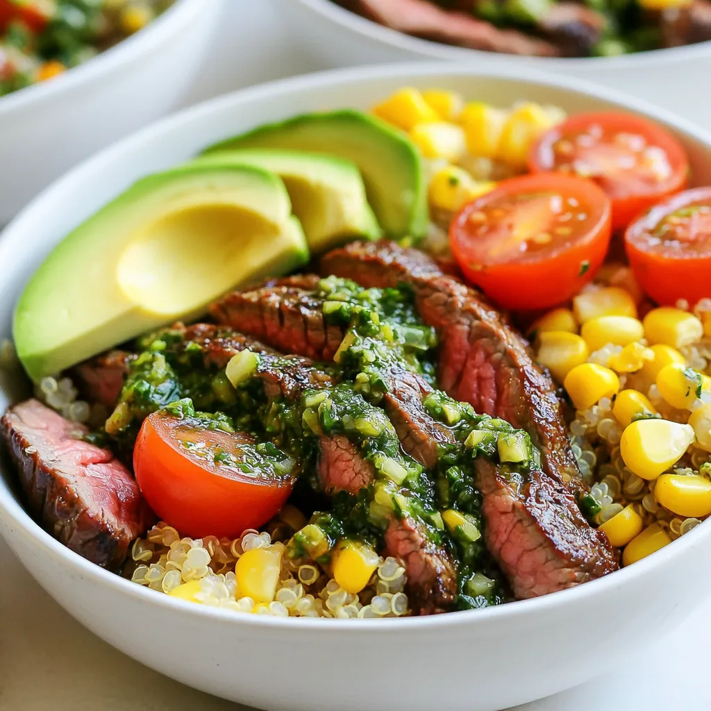 Chimichurri Steak Bowls einfache und köstliche Mahlzeit