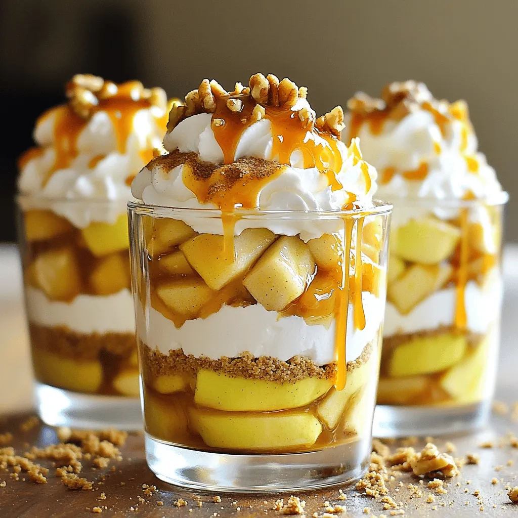 Caramel Apple Cheesecake Parfaits Genuss für jeden Tag