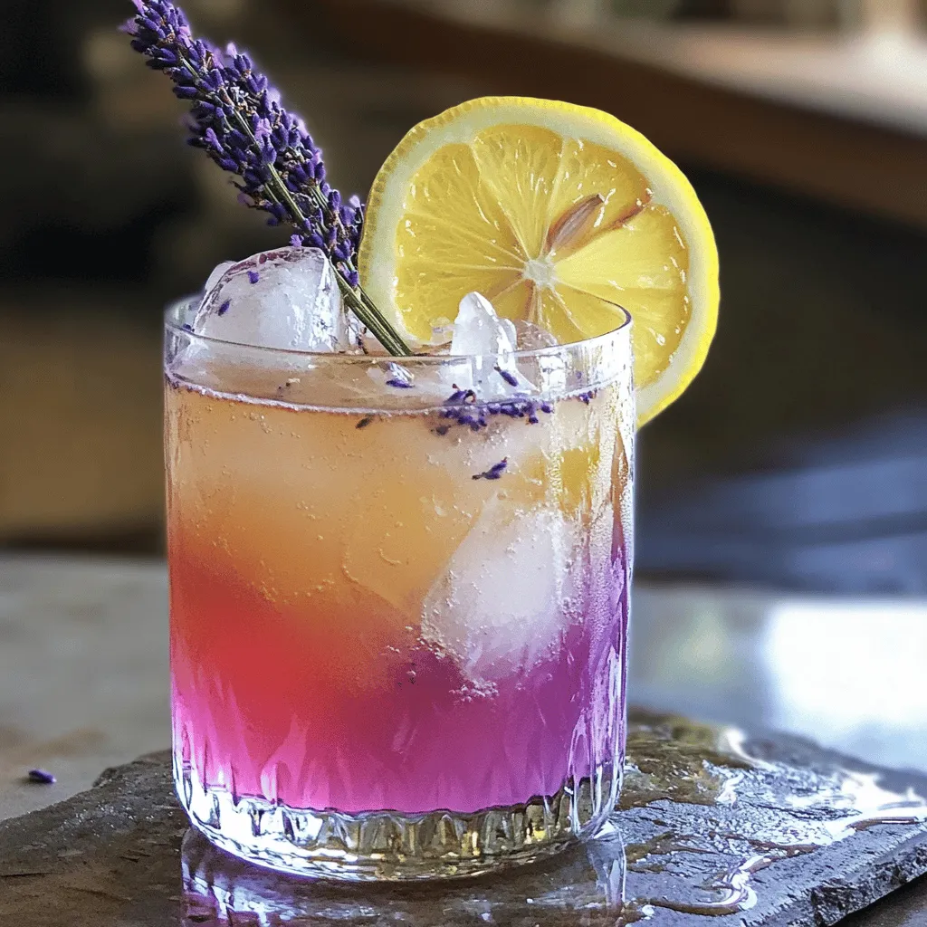 Um einen erfrischenden Lavendel Elderflower Gin Sour zu machen, benötigst du einige einfache Zutaten. Hier ist die Liste der benötigten Zutaten: