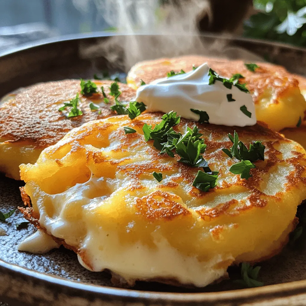 Cremige Kartoffelpuffer mit Käsefreude Genuss
