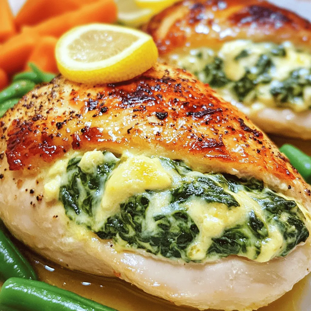 - 4 Hähnchenbrustfilets - 200 g frischer Spinat - 150 g Frischkäse - 100 g geriebener Mozzarella-Käse