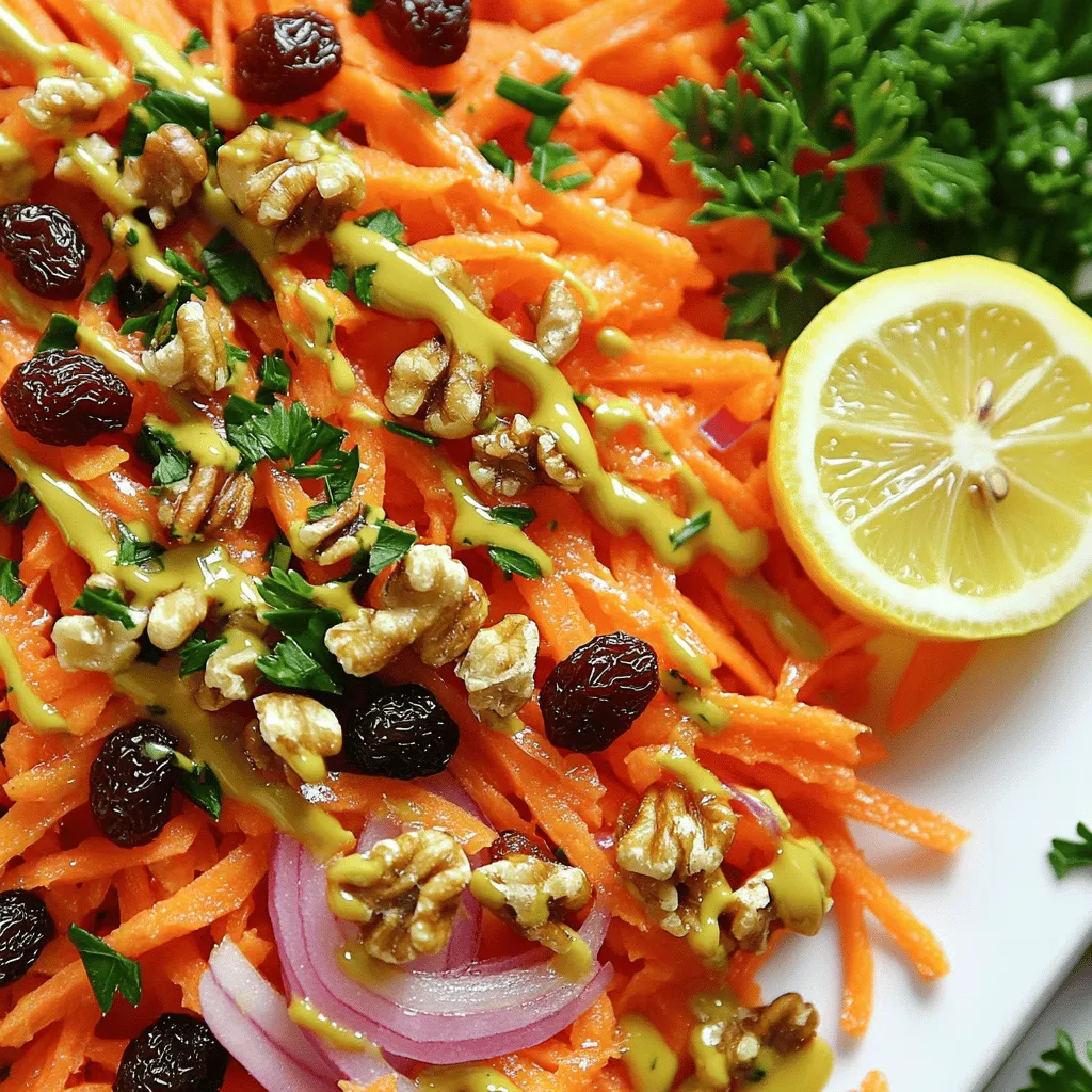 Französischer Karottensalat mit Zitronen-Dijon-Dressing