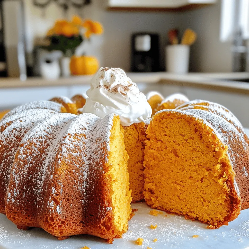 Pumpkin Cream Cheese Pound Cake Einfaches Rezept