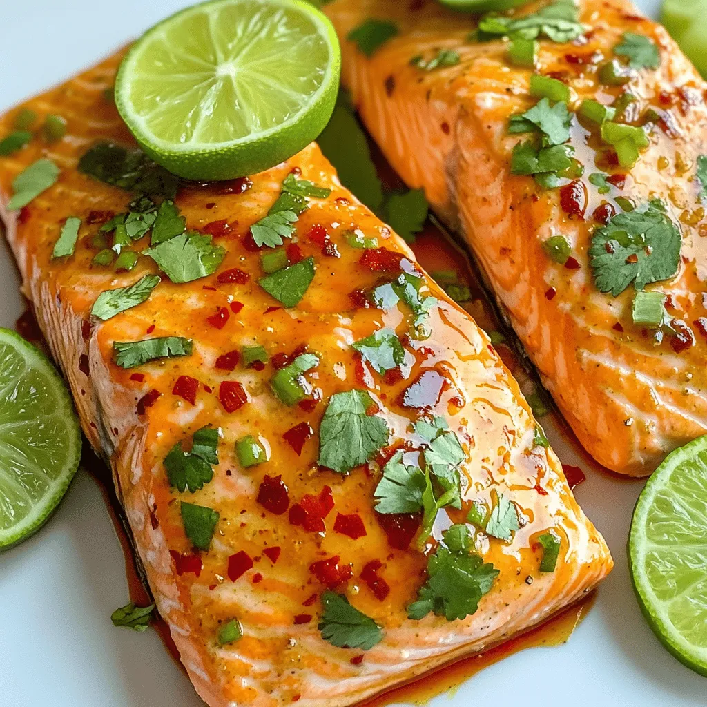 Sriracha Lime Air Fryer Salmon Kraftvoll und Lecker