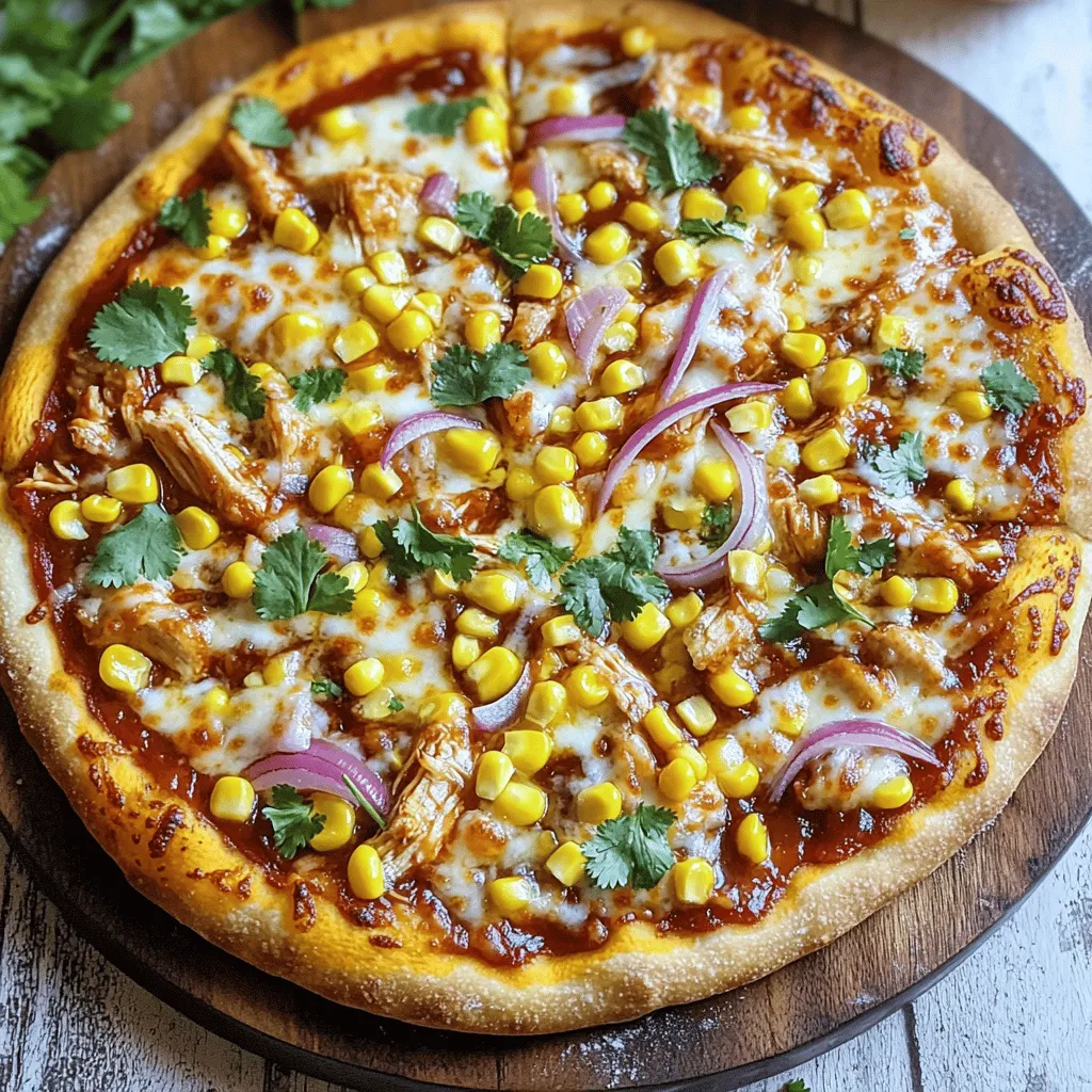 BBQ Chicken Pizza Einfache und köstliche Mahlzeit