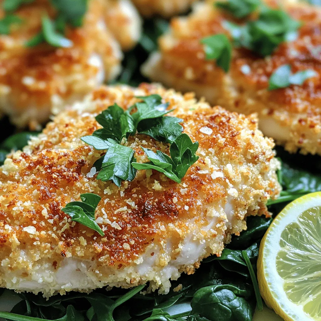 Homemade Longhorn Steakhouse Parmesan Crusted Chicken Rezept