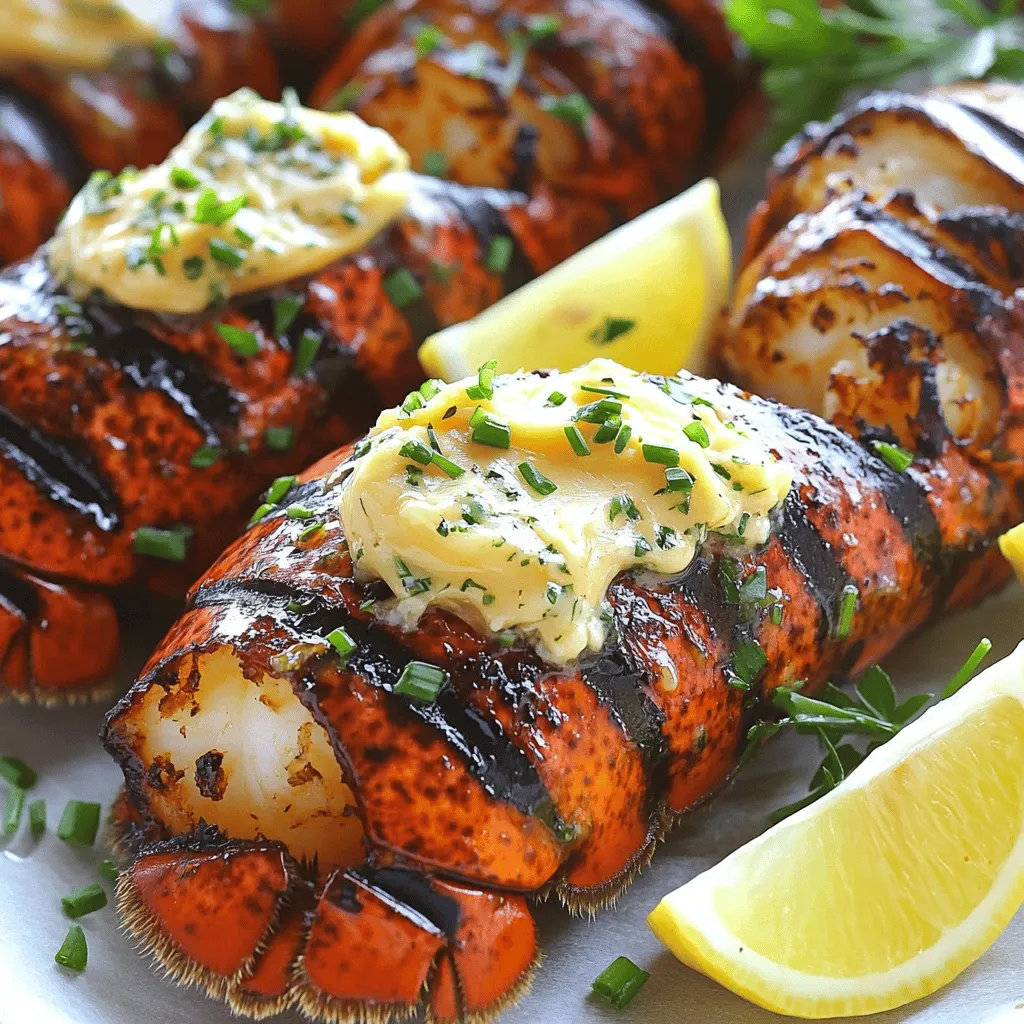 Cowboy Butter Hummer Schwänze Einfaches Grillrezept