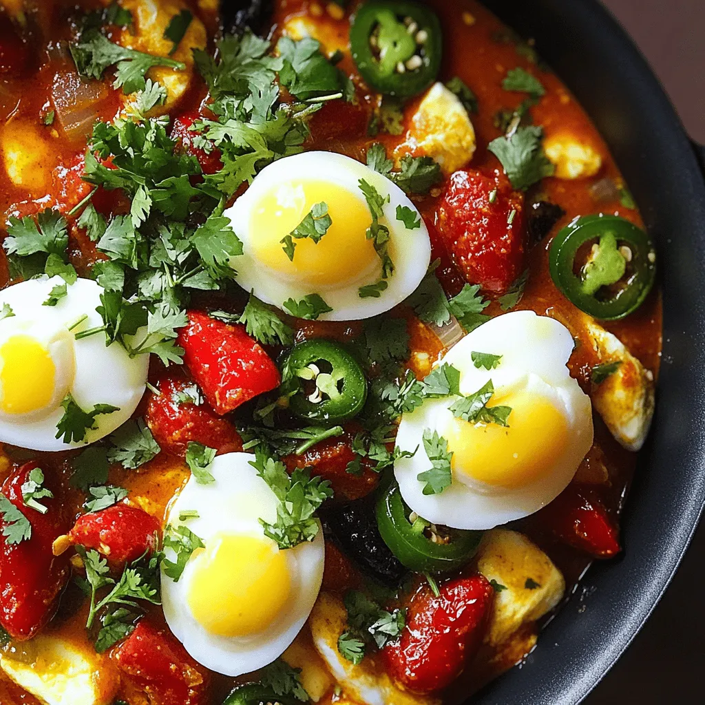 Frühstücks-Chili und Eier voller Geschmack und Nährstoffe