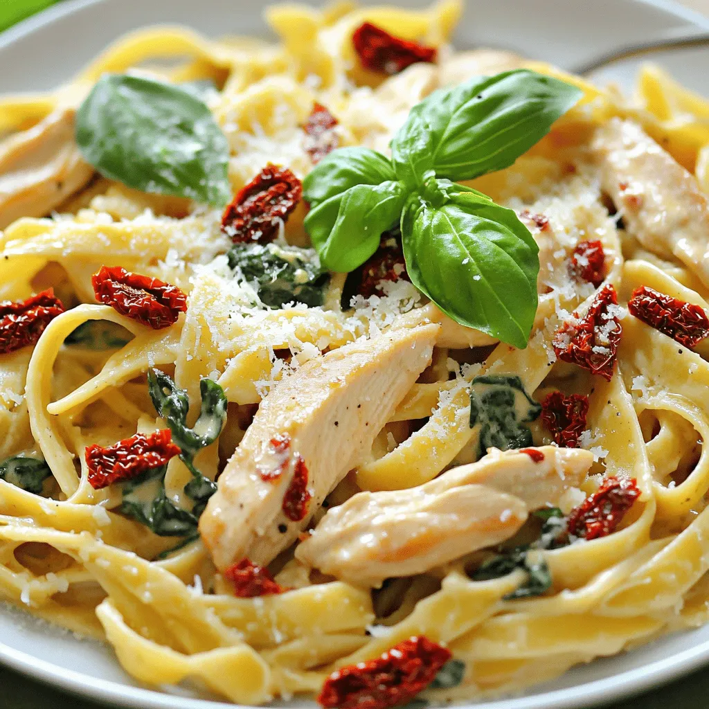 Sun-Dried Tomato Chicken Pasta Einfache Köstlichkeit