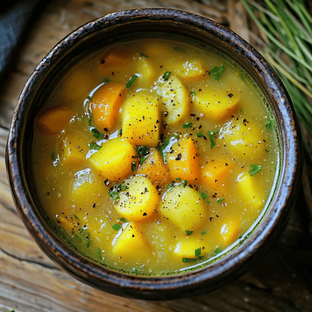 Irischer Speck, Kohl und Kartoffelsuppe herzhaft genießen