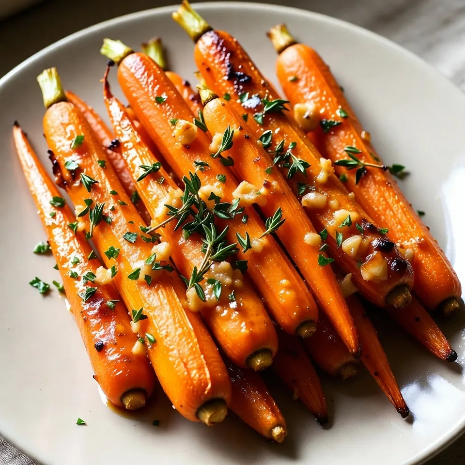 Honig-Knoblauch-Butter Röstkarotten Geschmacksvoll Genießen