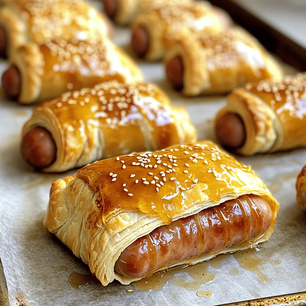 Irresistibly Sticky Pigs In Blankets Rezept leicht gemacht