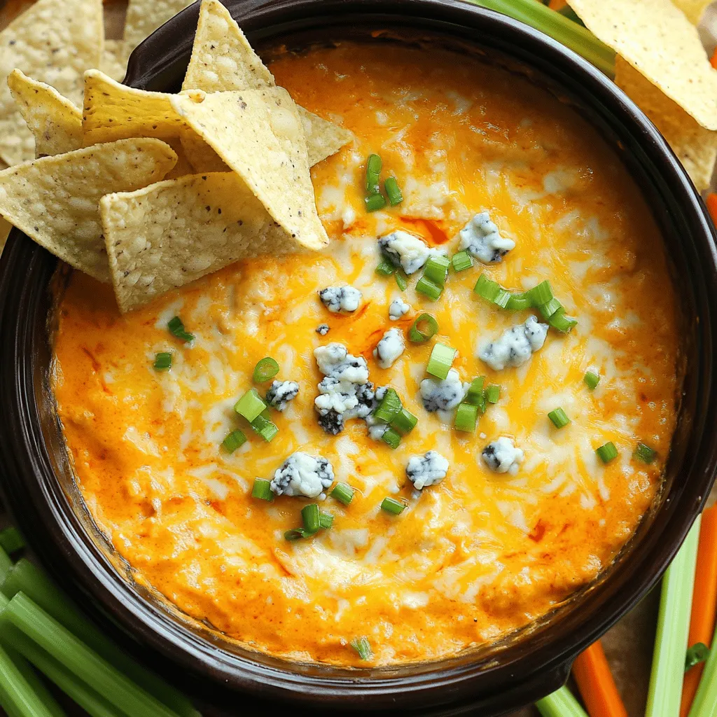 Slow Cooker Buffalo Chicken Dip Einfach und Lecker
