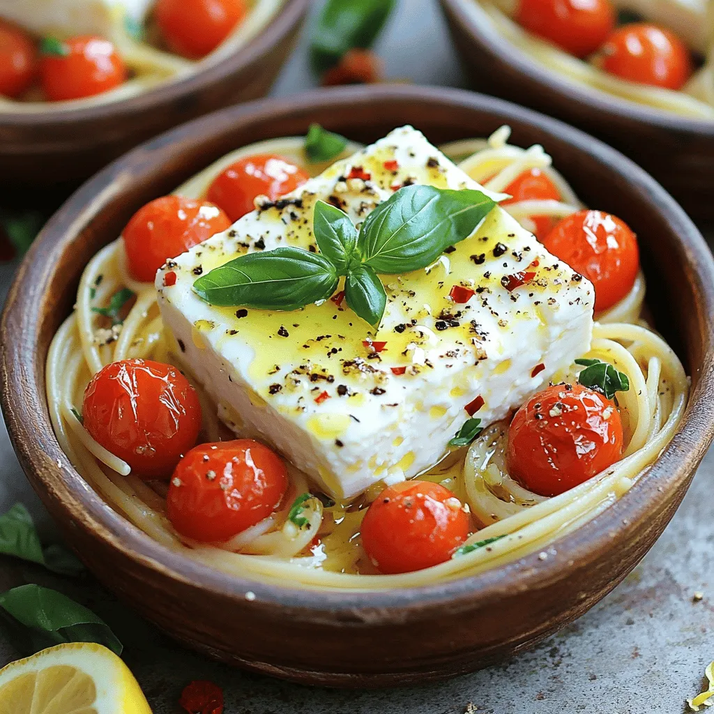 Viral TikTok Feta Pasta Einfach und Lecker Servieren