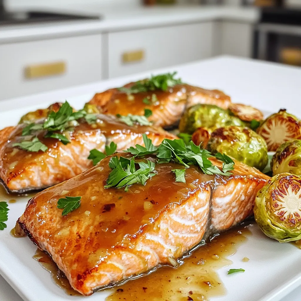 Maple Glazed Salmon &#038; Brussels Sheet-Pan Genuss