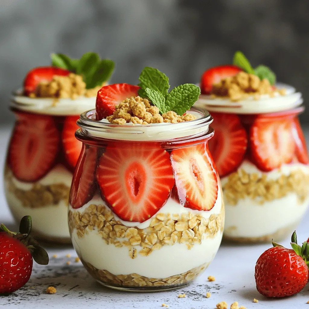 Erdbeer-Käsekuchen Übernacht-Haferflocken Rezept