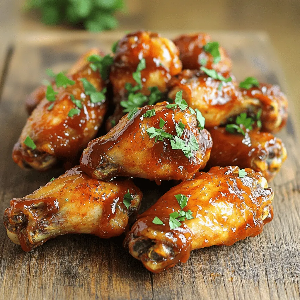 Air Fryer BBQ Chicken Wings Knusprig und Lecker
