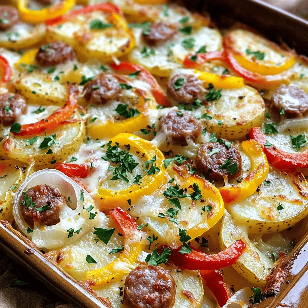 - 500 g geräucherte Wurst - 800 g festkochende Kartoffeln - 1 große Zwiebel