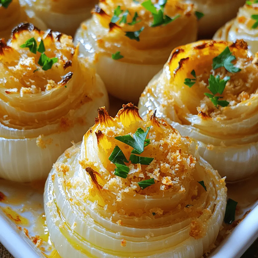 Fiori di cipolla al forno köstlich und einfach zubereiten