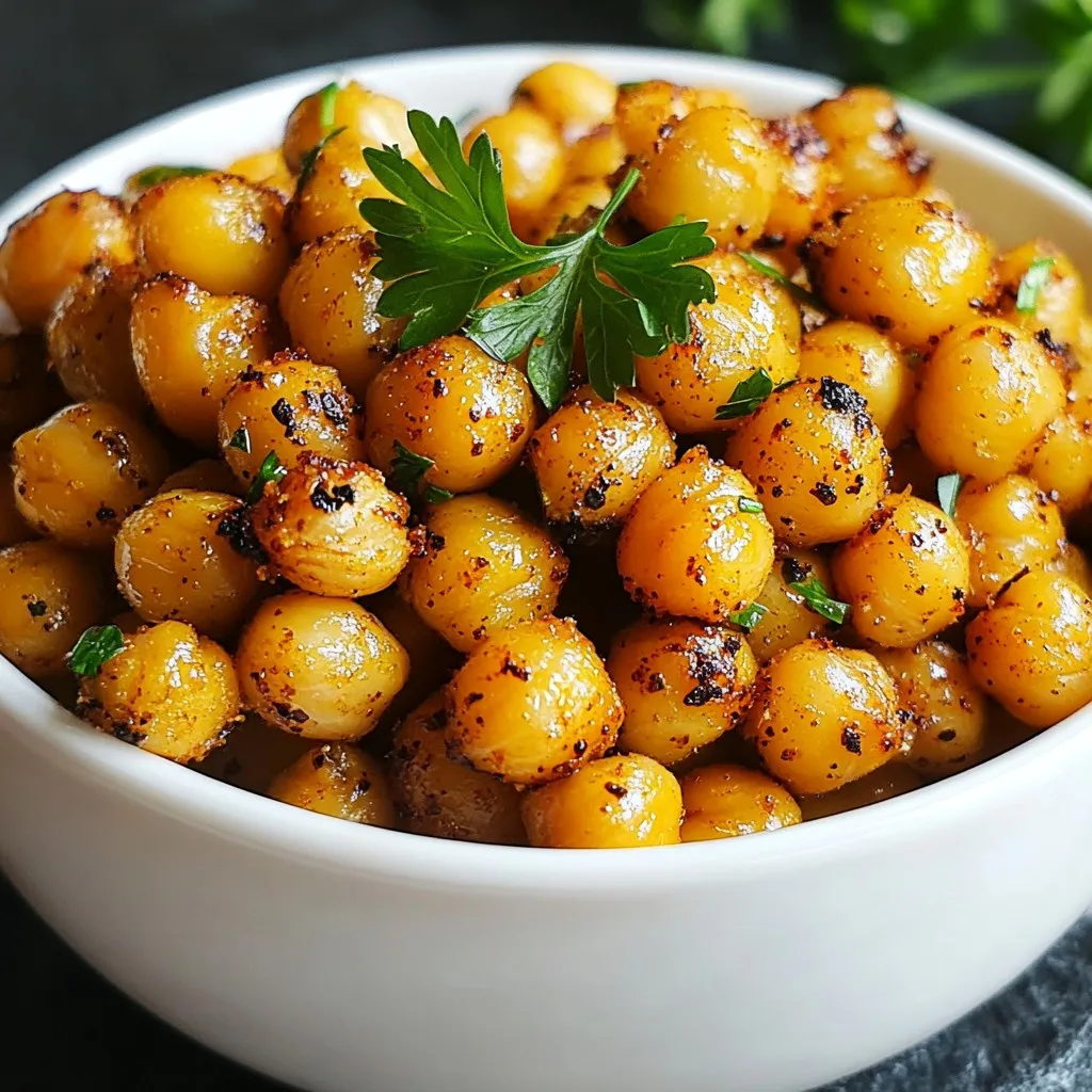 Spicy Cajun Roasted Chickpeas Knuspriger Snack Genuss