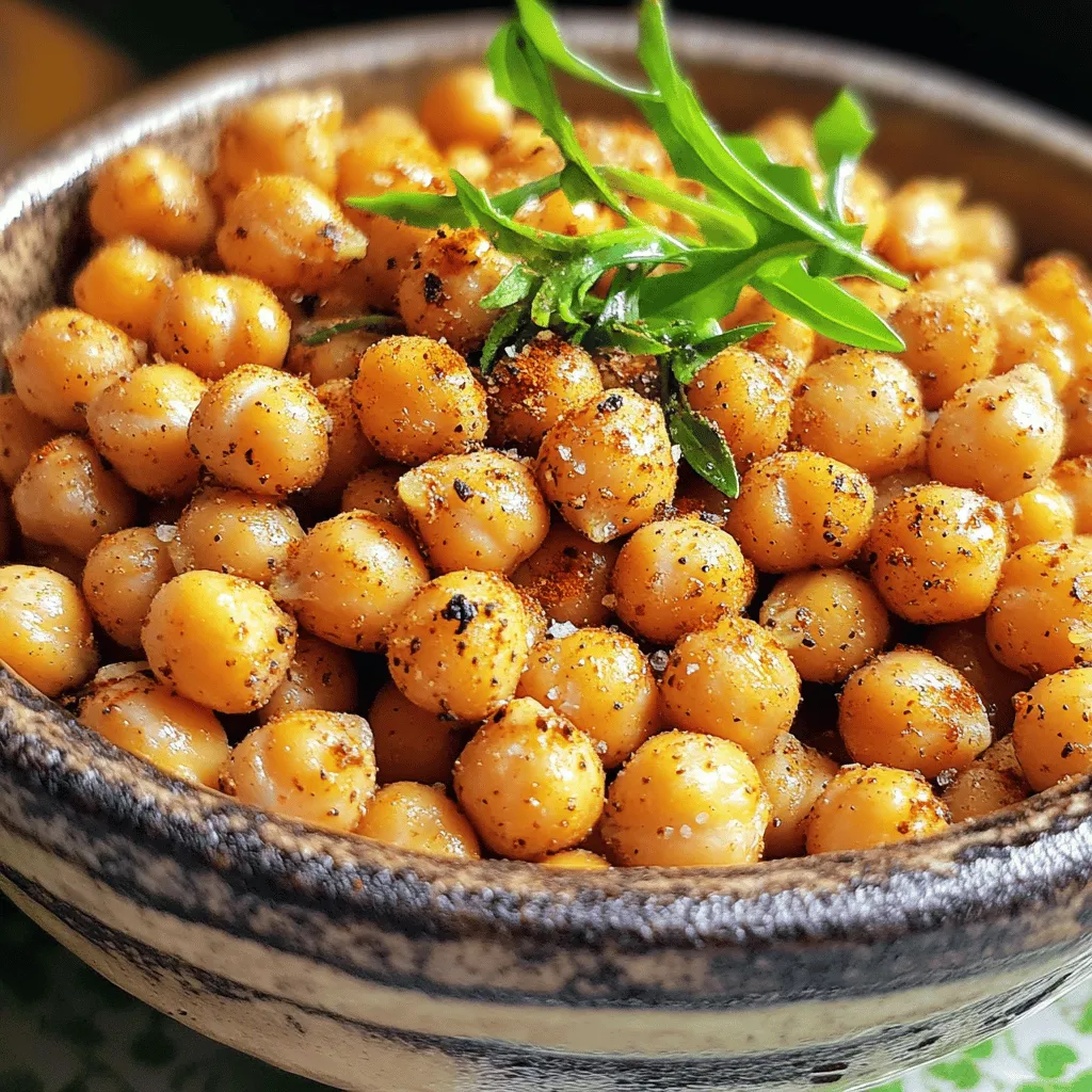 Krosse Kichererbsen im Air Fryer Einfaches Rezept