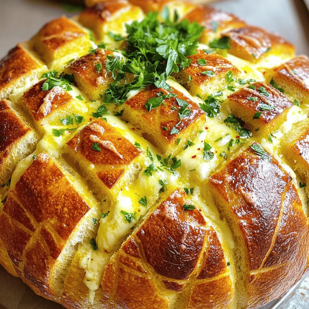 Cheesy Garlic Pull-Apart Bread Schnelligkeit und Genuss