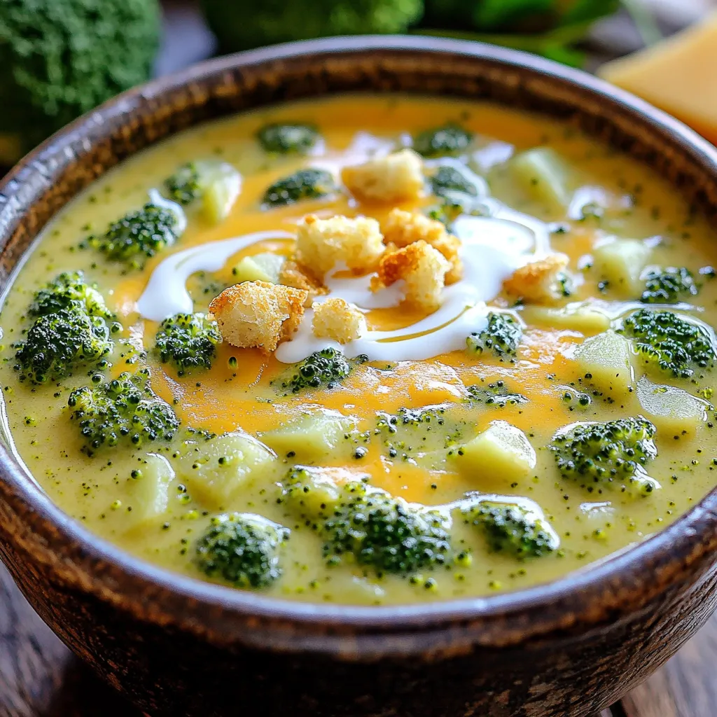 Cremige Brokkoli-Käse-Suppe Slow Cooker Genuss
