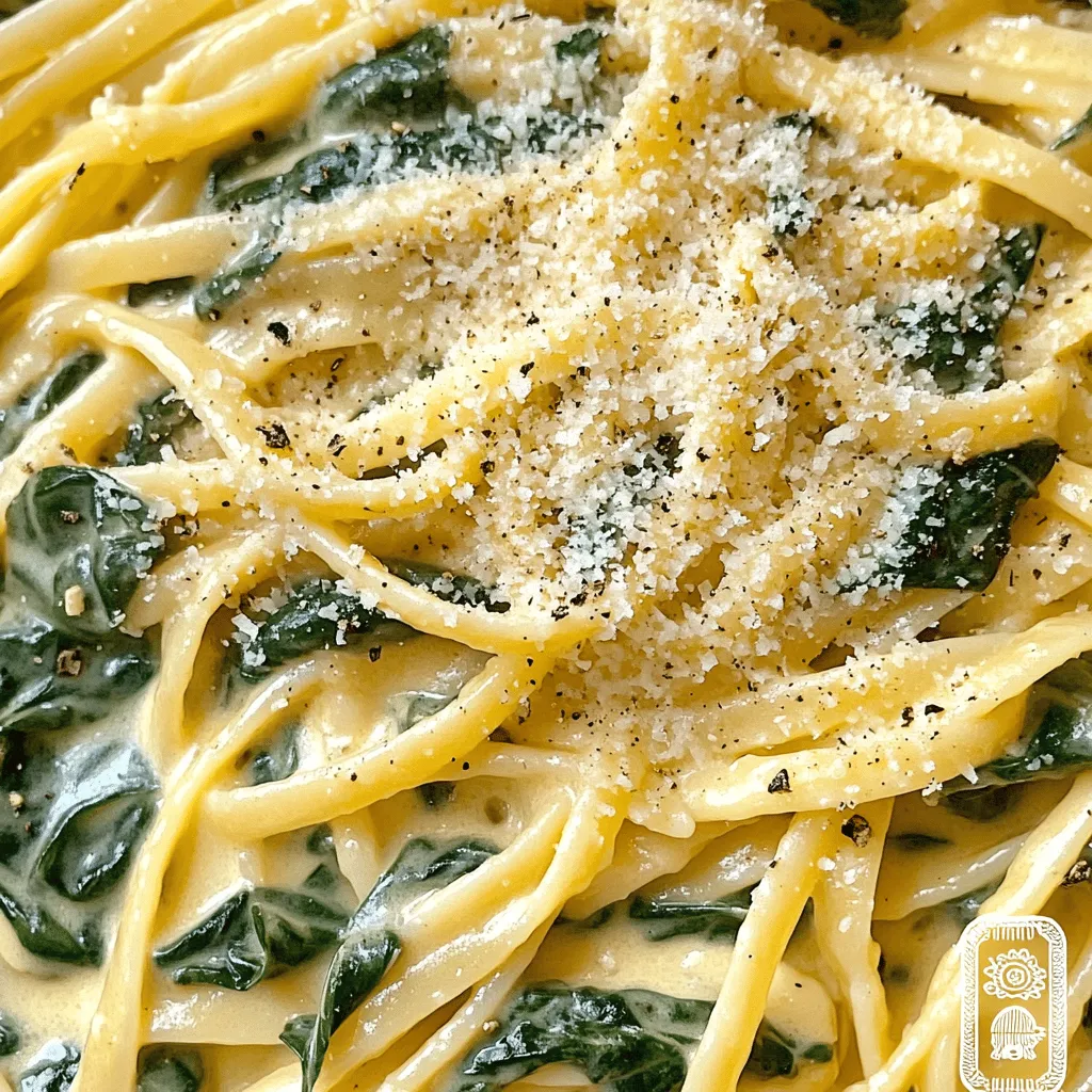 Für die cremige Spinat-Pasta benötigst du: