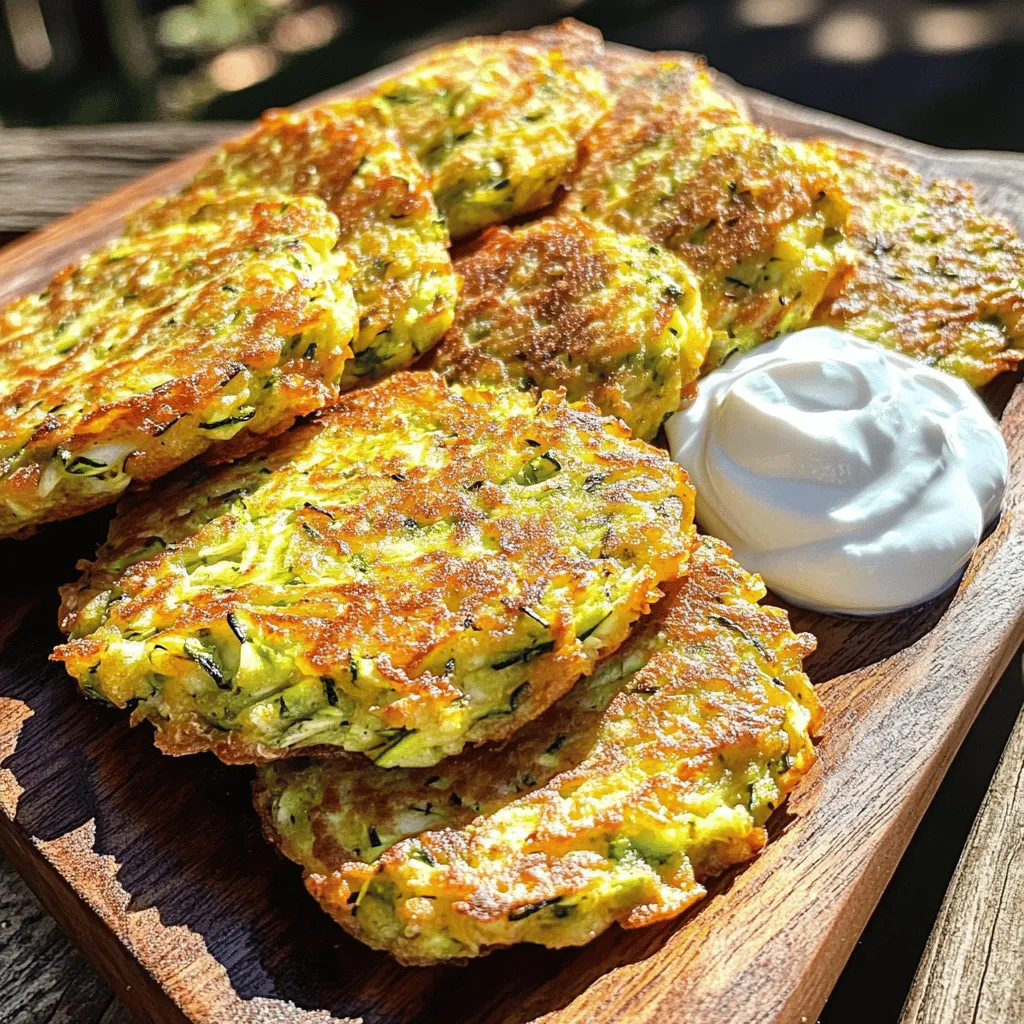 Baked Zucchini Fritters Knusprig und Einfach Genießen