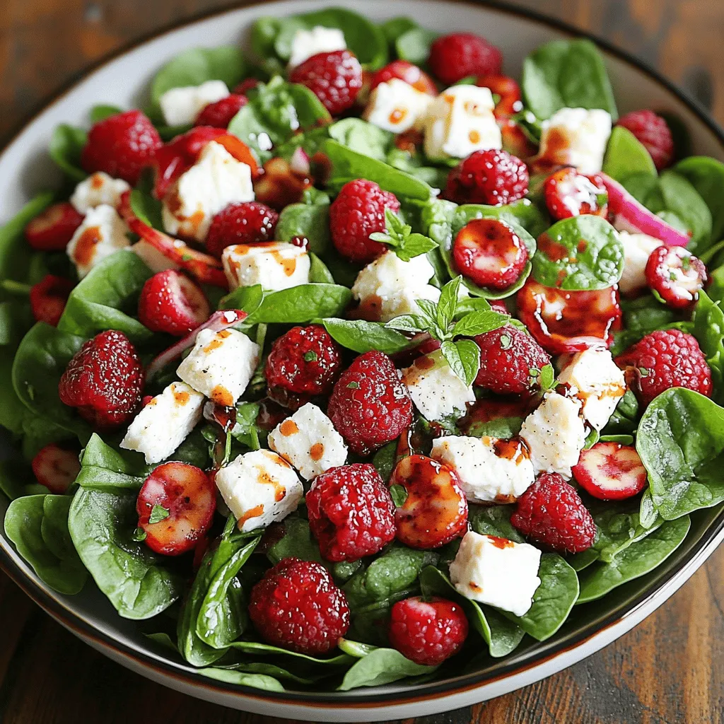 Für diesen frischen Erdbeer-Spinat-Salat benötigst du einige Hauptzutaten. Hier ist die Liste: